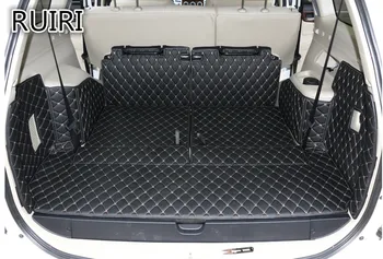 

Best quality! Special trunk mats for Mitsubishi Pajero Sport 7seats 2014-2008 waterproof cargo liner boot carpets,Free shippin