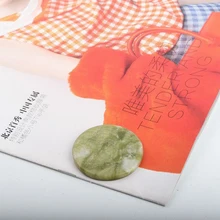 10 шт. высокое качество круглый камня нефрита клей для наращивания ресниц Клей поддонов Подставка держатель ресницы Макияж инструмент