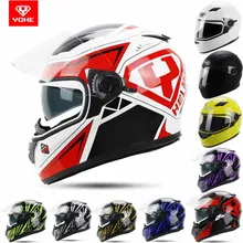 2015 Новый Стиль двойной линзы YOHE Анфас Мотокросса mototrcycle шлем YH-970 ABS Мотоцикл шлемы 14 цветов размер M, L, XL, XXL