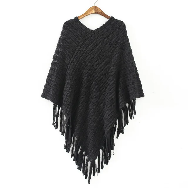 poncho style sweater