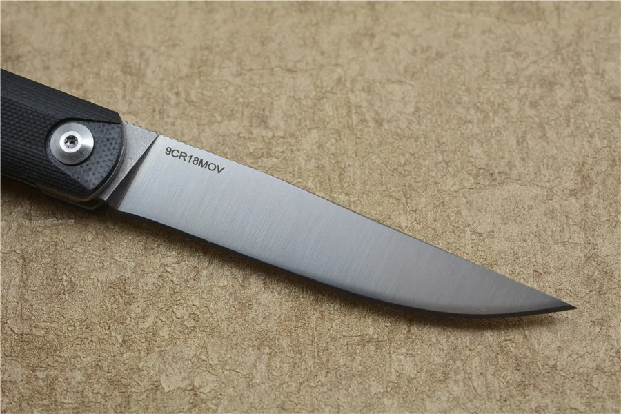 Складной нож XS ZIEBR карманный клинок из стали 9CR18MOV рукоятка G10 для повседневного