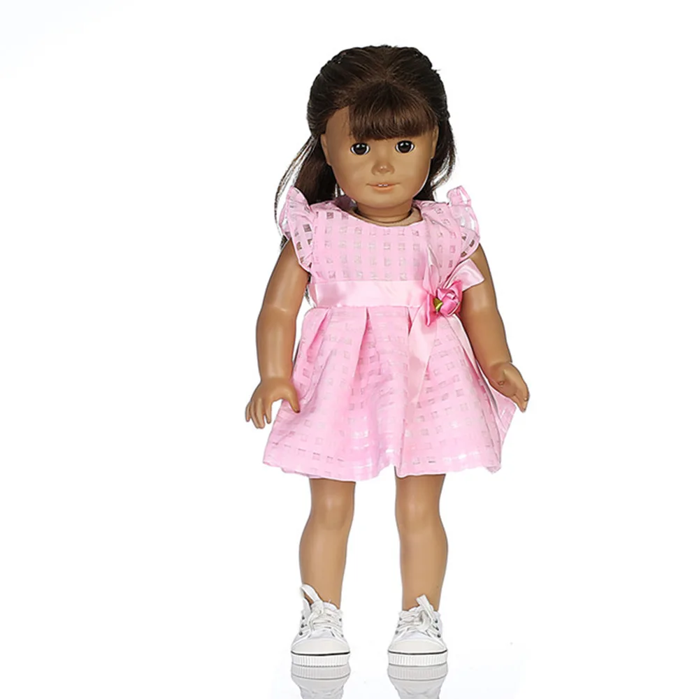 

Fashion Pink Skirt and Underpants Doll Clothes Wear fit 18 inch Girl doll and 43cm Baby Nenuco Children best Birthday Gift