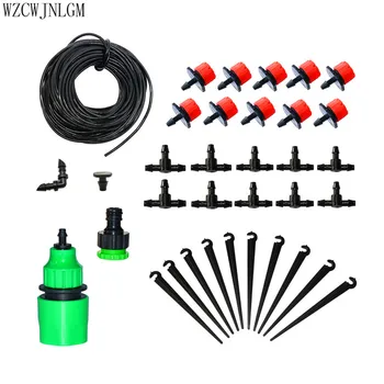

Garden Drip Irrigation System Dripper10 m Mini Drip Adapter Set Flowerpot Gardening Plants Watering Set 1set