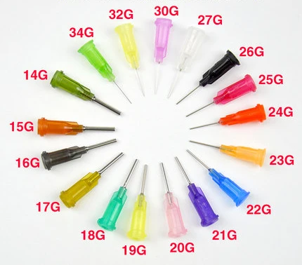 Precision Dispensing Needle Straight Screw Plastic Needle Dispenser Needle Dispensing Needle 30mm Long