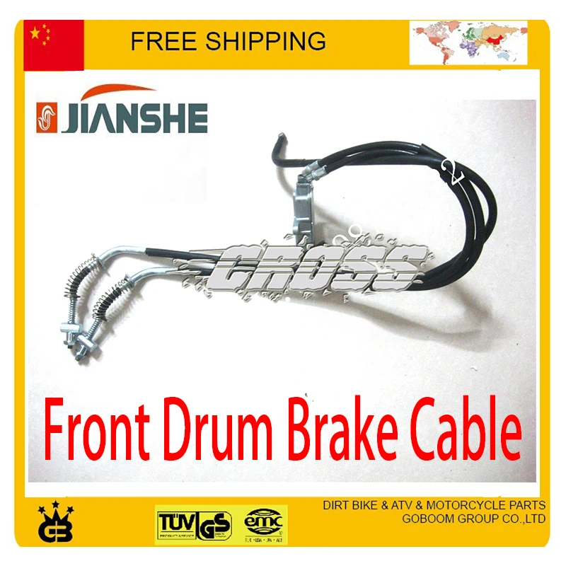 

JIANSHE ATV ATV250 front drum brake cable quad accessories free shipping