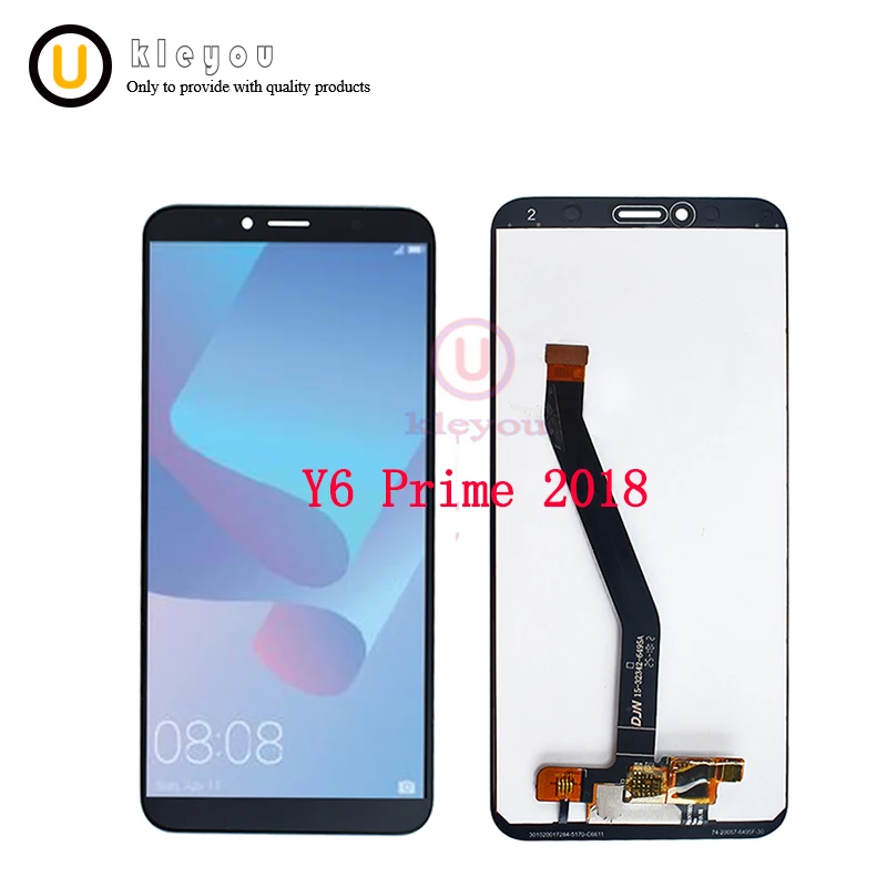 Оригинальный черный/белый 5 7 дюймов для huawei Y6 Prime 2018 ATU LX1/ATU L21 ЖК дисплей Дисплей +