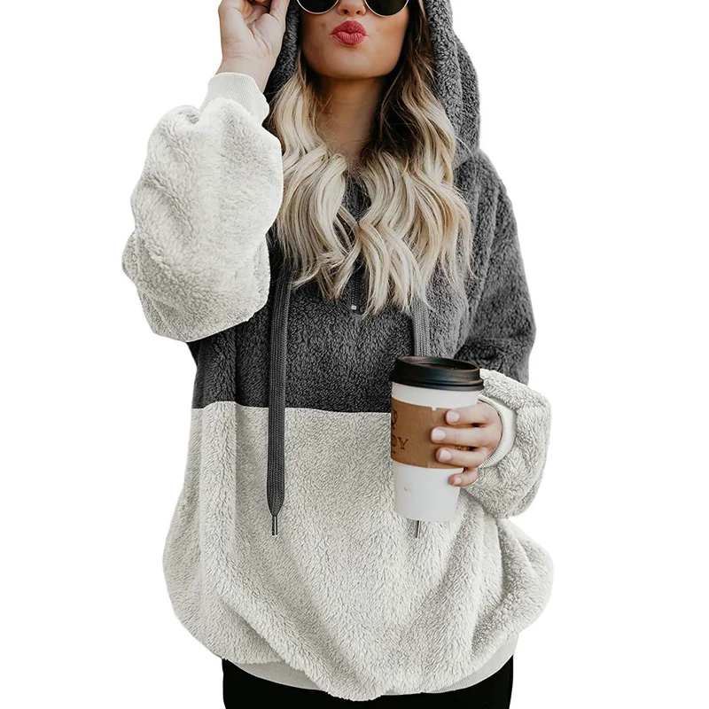 sherpa sweater womens