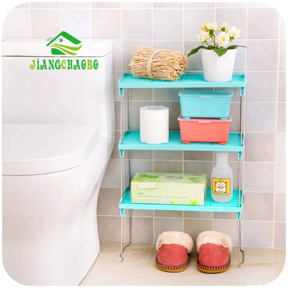 متعددة الاستخدام تراكب المفاجئة نوع متعدد الطبقات الرف تعزيز سميكة طوي تخزين الرف رف المطبخ النثرية