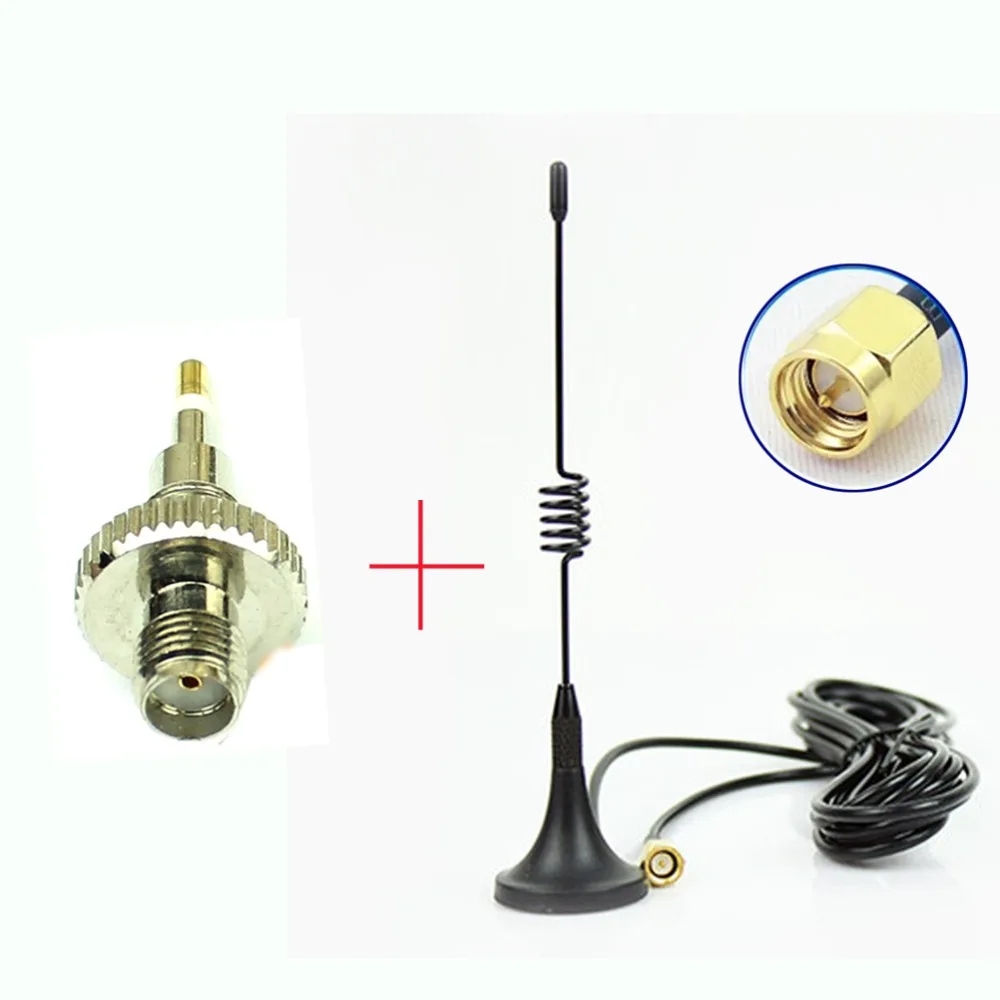 SMA Antenna Adapter + Antenna for Motorola GP338 GP328 GP88S for YEASU VX-7R VX-6R PX-2R UV-985 ZT-2R KG-UV6D UV-3R (5)
