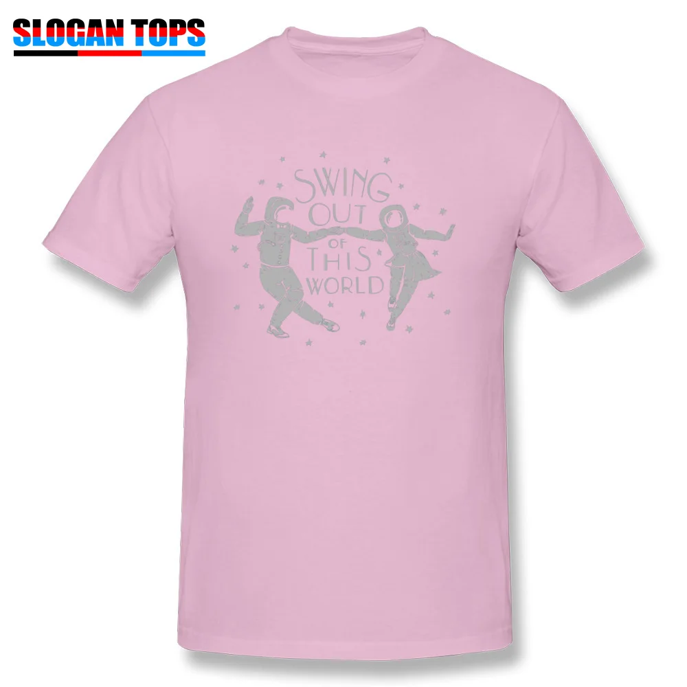  Casual Tops Shirts Hot Sale Short Sleeve Men T Shirts TpicOriginaltitle Custom Summer Fall Tops & Tees Round Collar Swing Out of This World 10484 pink