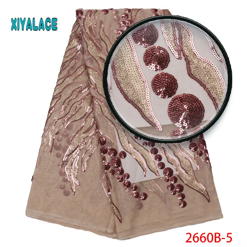 Африканская кружевная ткань Роскошная Высококачественная французская органза кружевная ткань Новое поступление кружевная ткань со стразами для свадьбы YA2660B-1