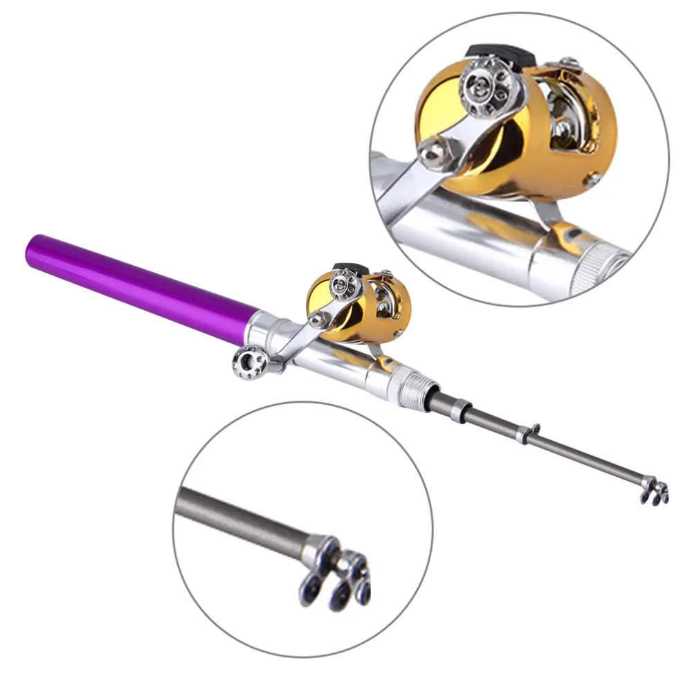 Haste combo bolso telescópico mini vara de