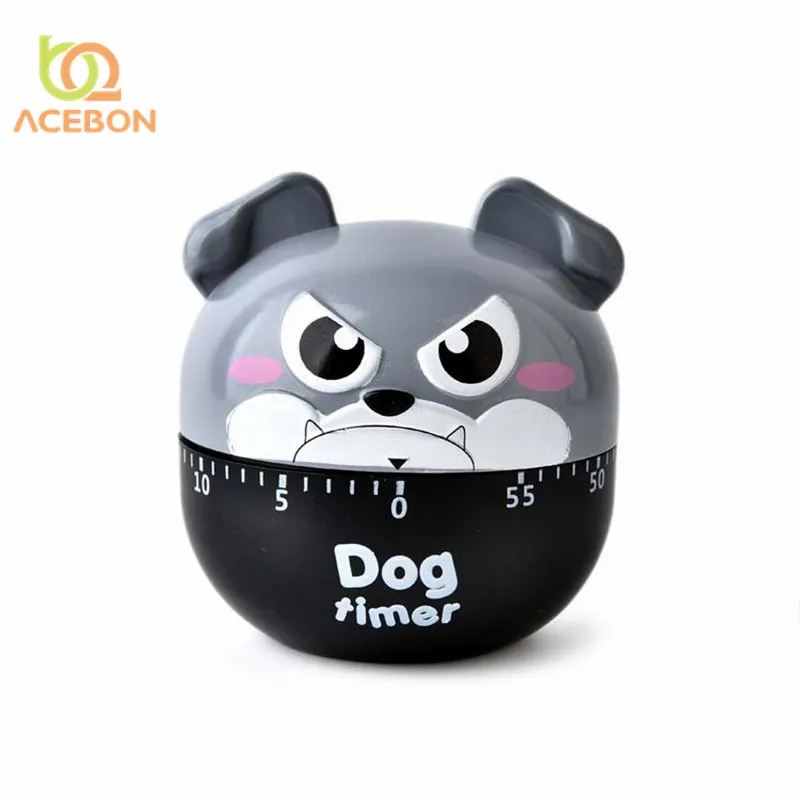 

ACEBON 1pcs Cartoon Mechanical Kitchen Timer Alarm Clock Cooking Countdown Dial Timers Set Time Reminder Kitchen Gadget