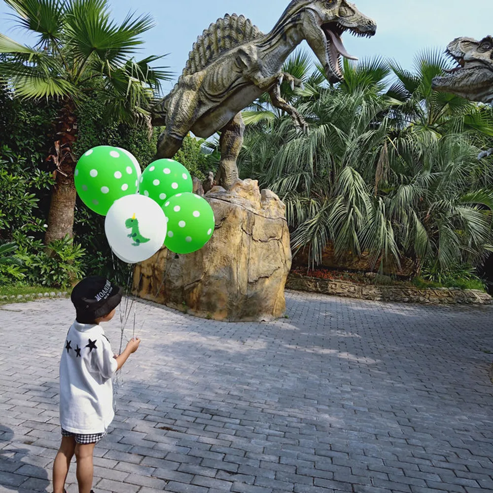 1 Набор «С Днем Рождения» баннеры динозавры вечерние декоративные латексные шары для детского дня рождения украшения Детские вечерние принадлежности