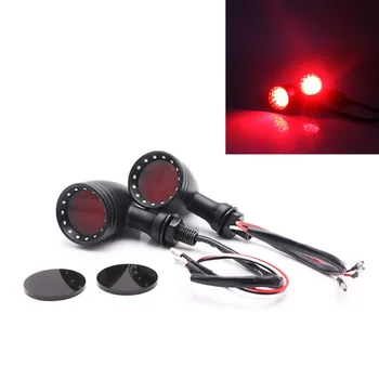 

1 Pair Motorcycle Retro Bullet LED Turn Signal Brake Light For Aprilia RS125 Honda CBR1000RR Kawasaki Ninja 250 Suzuki Yamaha