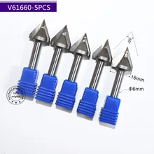 6mm*60degree*16mm,CNC class-A 3D V bit,CNC machine tool,3D engraving Carbide end mill,PVC,MDF,acrylic,woodworking router bit