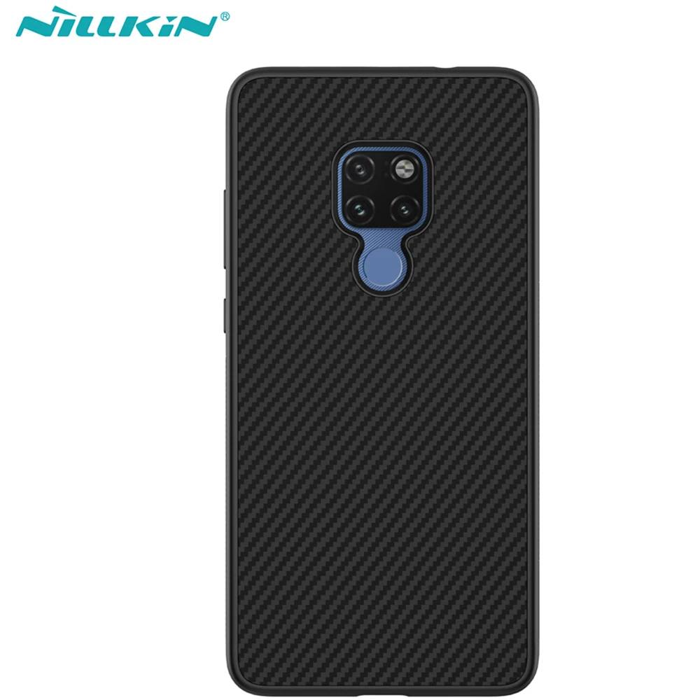 

Nillkin synthetic fiber case for Huawei Mate 20 Carbon Fiber PP Shield Back Cover Case for Huawei Mate 20
