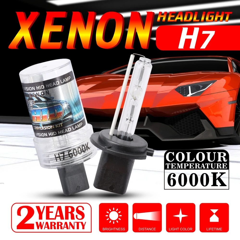 2pcs DC 12V 110W Xenon H7 HID Conversion Kit dc 12V Bulb Auto Car