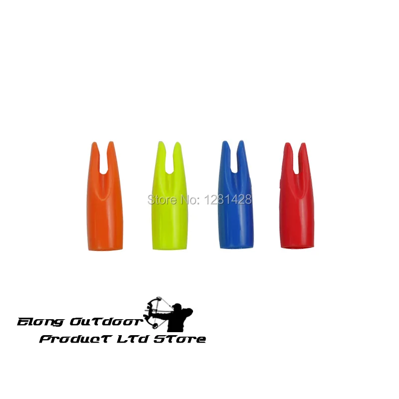 60pcs 7mm Diameter Arrow Nock Plastic Outer Knock For Shooting Archery