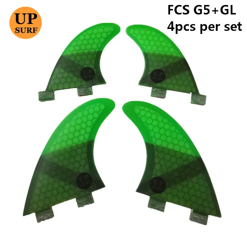 Доска для серфинга FCS G5 + GL сотовый плавник из стекловолокна ласты стельки четыре