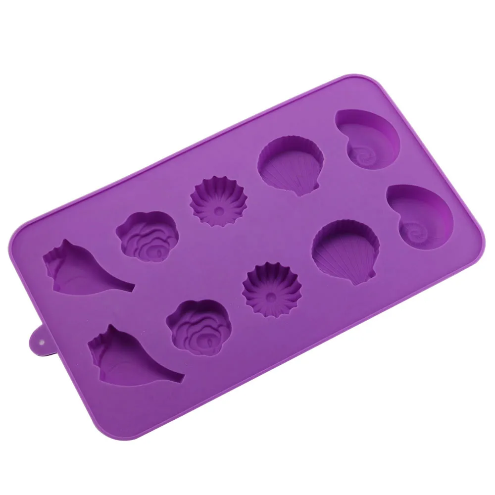 T0916P0278D Silicone Mold Sea Shell Conch detail 06