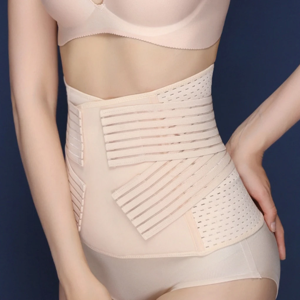 

Hollow Breathable Postpartum Abdomen Strap Bellyband Belt Toning Back Support Belts Waist Pregnant Women Abdomen Girdle