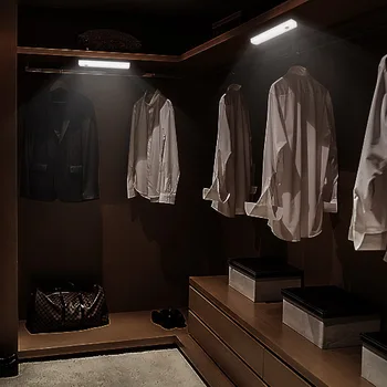 

10 Leds Night Light Wardrobe lights PIR Motion Sensor Led Wardrobe Light With Adhesives Sticker Lamp For Cupboard Closet Kitchen