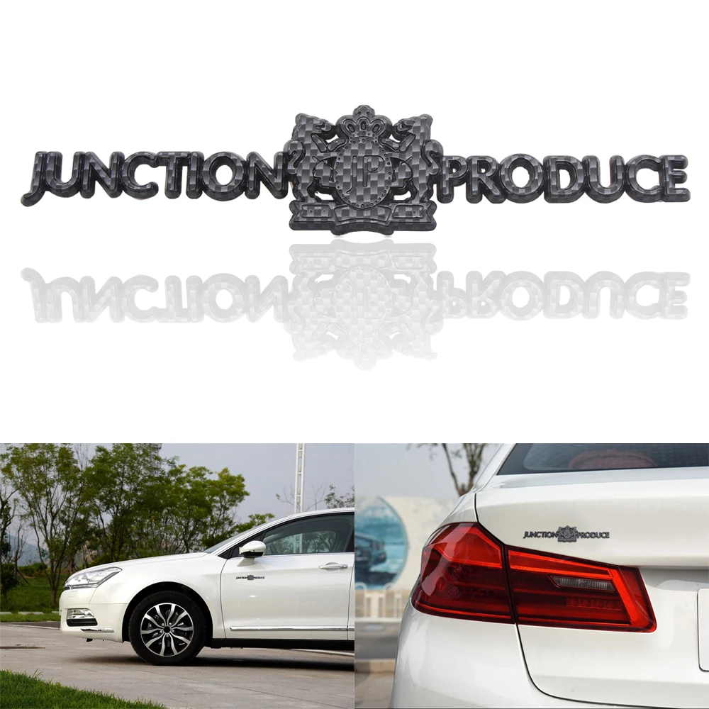 Chrome Metal Junction Produce JP Luxury VIP JDM Car Grill Grille Emblem Badge