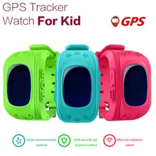 Anti Lost LED Child GPS Tracker SOS Smart Monitoring Positioning Phone Kids GPS Baby Watch Compatible IOS & Android