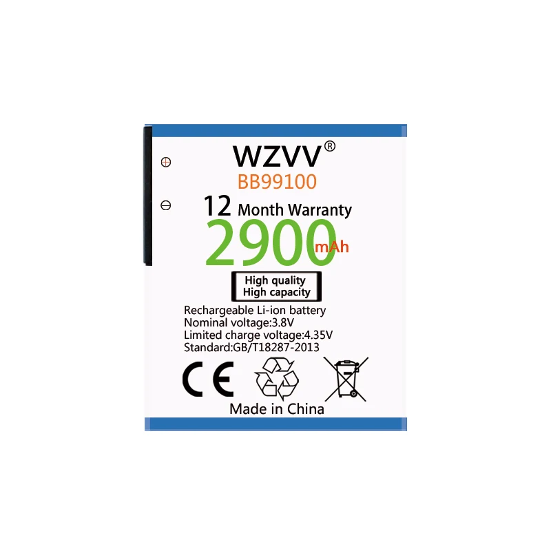 

wzvv 2900mAh Li-on battery BB99100 for HTC Desire G7 A8181 A8180 Dragon Google G5 BB99100 A8180 A8181 GT8188 T9188 Batteries