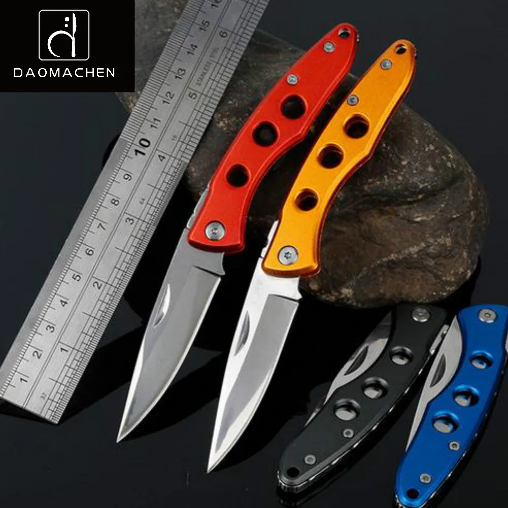 4 Color Hand Folding Knife Pocket Knife 440C Blade Camping Survival