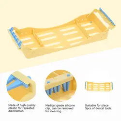 Многократная Стоматологическая пластиковая стойка для стерилизации высокого качества пластиковая медицинская коробка для