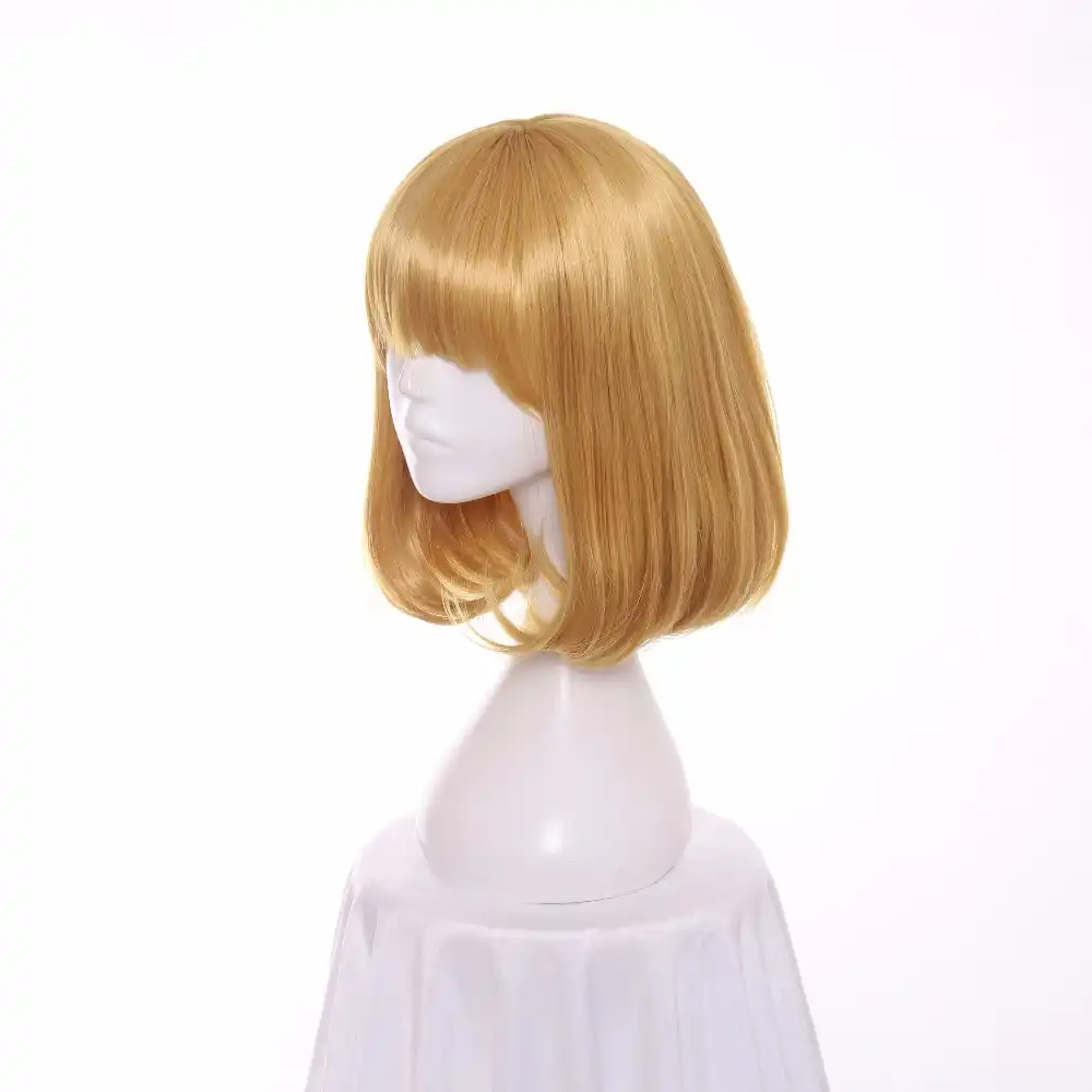 Zhenskie Sinteticheskie Pricheski Ccutoo Korotkie Zolotistye Sinteticheskie Volosy Na Ploskoj Podoshve 14 Dyujmov Hair Hair Hair Fullhair Flat Aliekspress