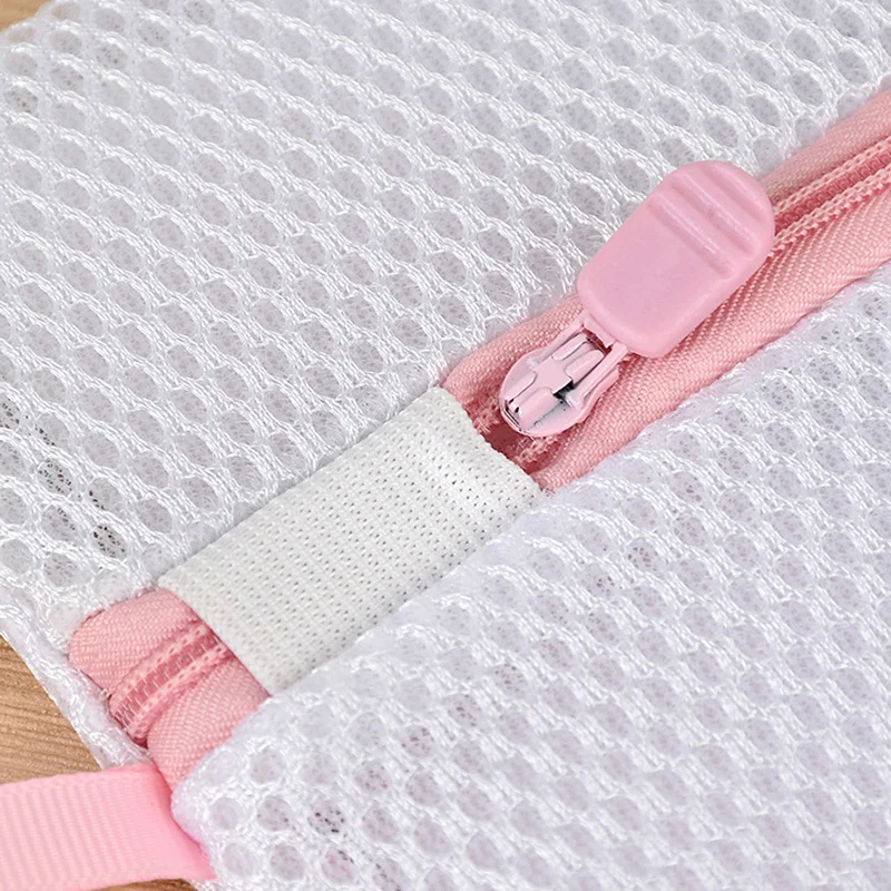 Double Layer Mesh Laundry Bag Folding Lingerie Bra Socks Shirt Saver Net Bag  (15)
