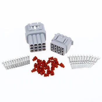 

1 Set 12 Pin Way Sealed Electrical Wire Connector Plug Waterproof 2.2mm to 2.5mm For Auto Car