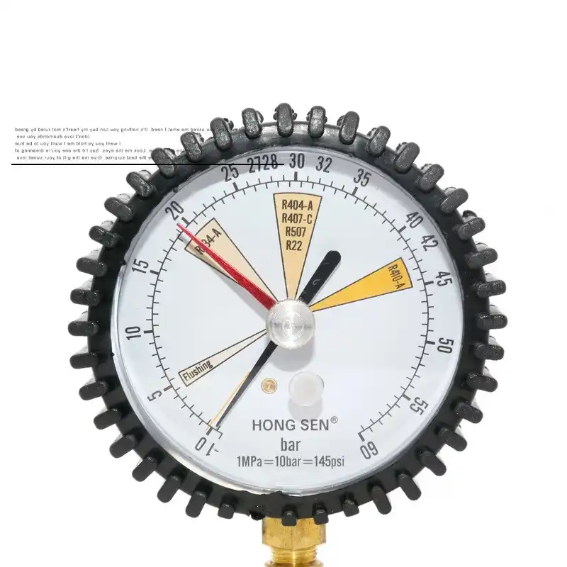 Nitrogen Pressure Test Gauge Pressure Test Table for Refrigerant/Car