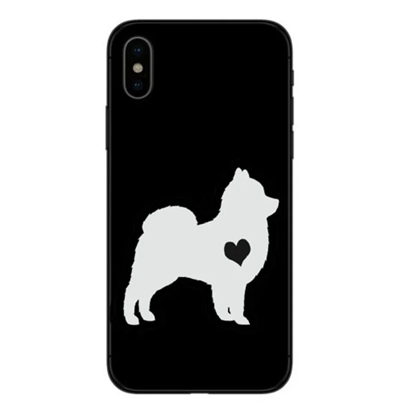 Pomeranian cao bonito Caso Capa Dura para o iPhone Da Apple X XS 11Pro Max XR 7 8 Plus alem de 5 10 Casos Telefone Coque|Сумки для