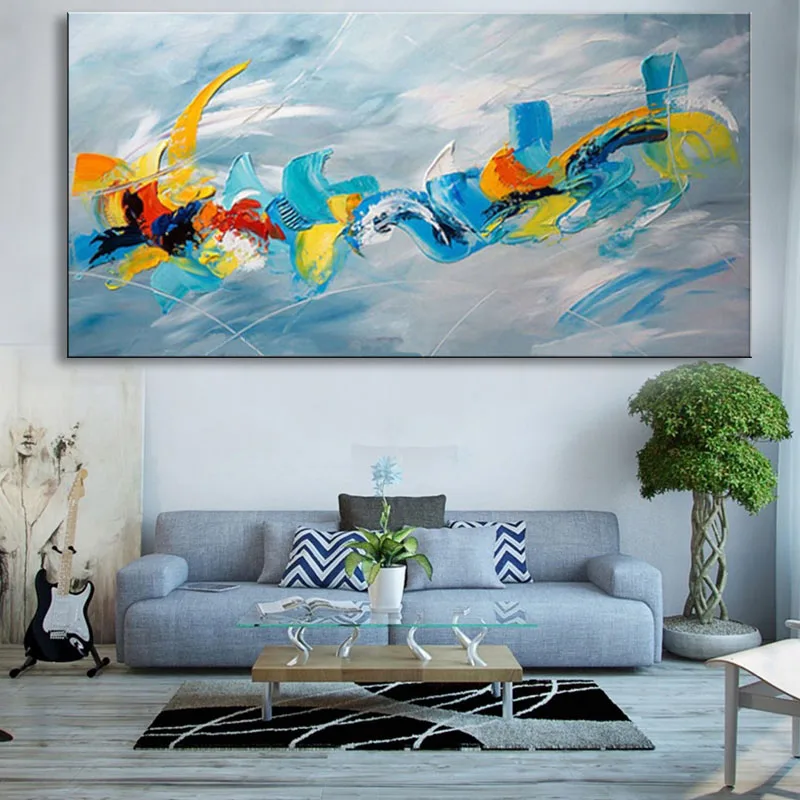 handmade oil painting on canvas modern 100%  Best Art Abstract oil painting original  directly from artis  COX1-009jpg (2)