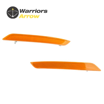 

63147179991 63147179992 For BMW E71 E72 X6 2007-2014 Yellow Pair Left+Right Front Bumper Side Marker Reflector Reflect