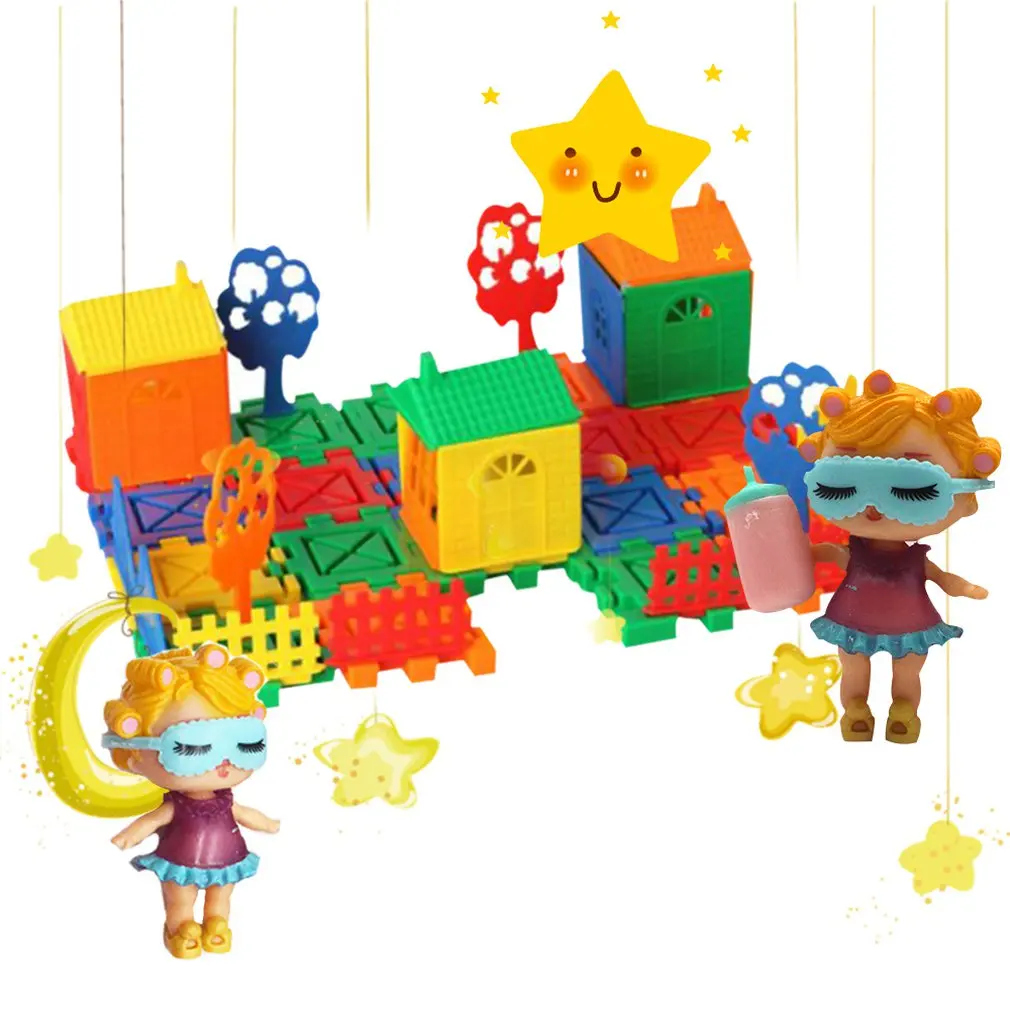 68/50 шт DIY Building Block Развивающие игрушки для мальчиков и девочек малышей до