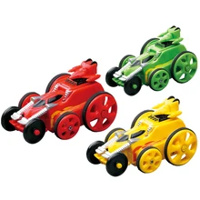 Мини-пульт дистанционного управления автомобиль 360 градусов вращение 2,4G RC трюк автомобиль с светодиодный свет для детей подарок Tumbling трюк автомобиль самосвал игрушка