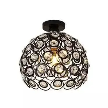 

Nordic Led K9 Lamp Individual Creative Crystal Bedroom Ceiling Lights Hallway Lantern American Restaurant Celling Light