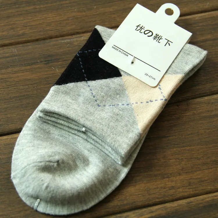 5 пар/лот бамбуковое волокно мужские модные носки, здоровье и удобные мужские sox - Цвет: grey 1