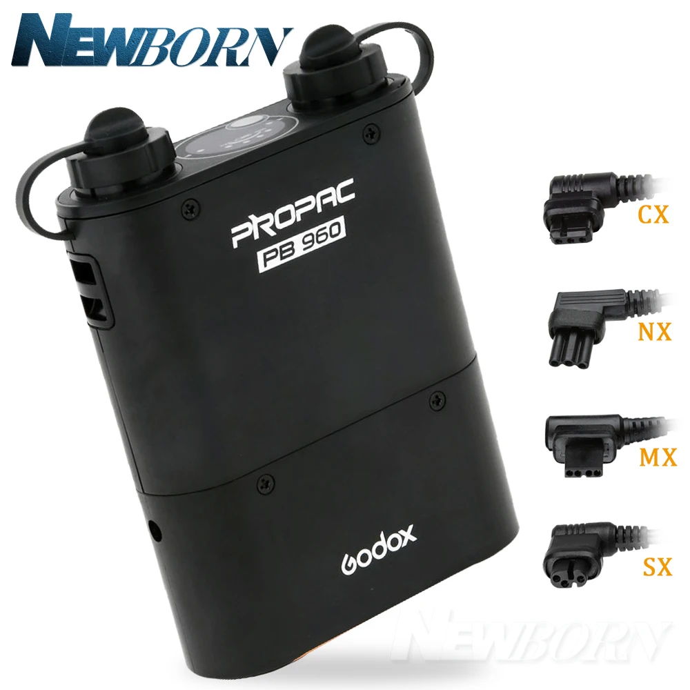 Godox PB960 черная вспышка Speedlite power battery Pack 4500mAh для Nikon canon Yongnuo Godox sony Metz Flash Speedlite