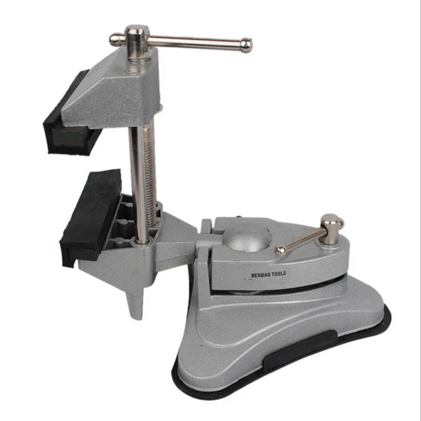 Universal Light Bench Vise Aluminum Alloy Mini Table Vise 360 Degree Rotation Suction Cup Bench Clamp for DIY Craft Mold 3