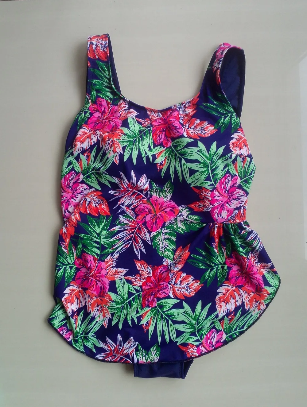 

Ballenas women swimwear 2016 colorful print fabric plus size one piece swimsuit free shipping