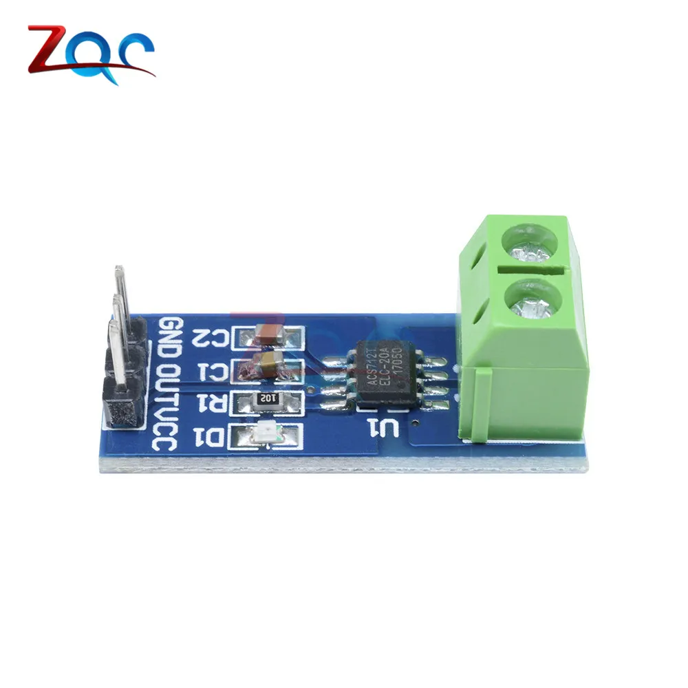 Модуль датчика тока Холла 20A ACS712 модель 20A ACS712 20A для Arduino