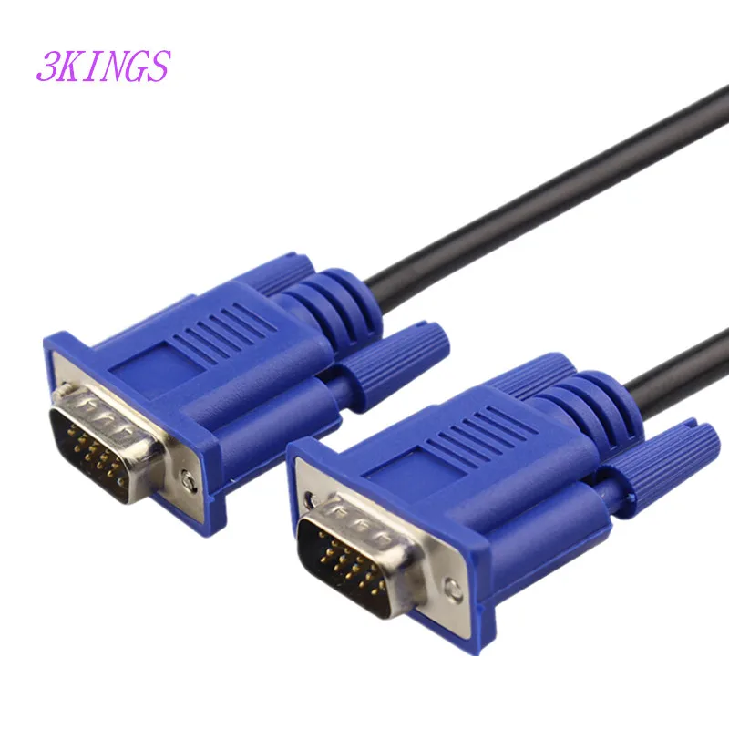 HD VGA Cable 1.5m 3m 5m 10m VGA HDTV Multimedia Display Cables Computer