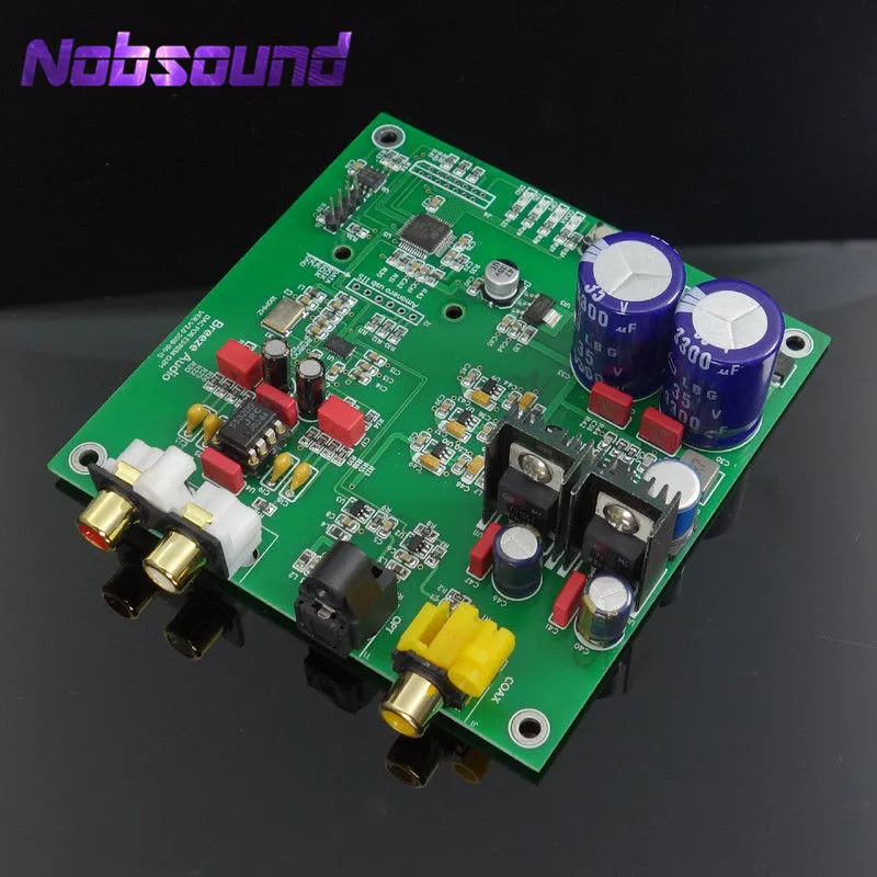 Nobsound ES9038Q2M I2S DSD256 ЦАП HiFi оптический коаксиальный аудио декодер собранный доска 384 К