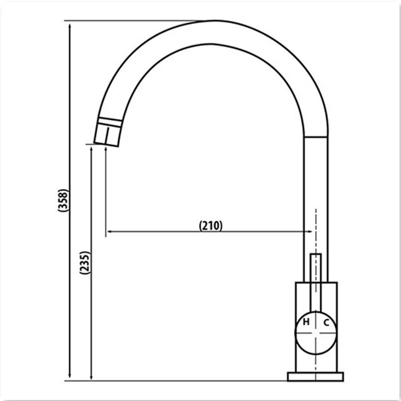 Promotions-Simple-style-100-Copper-Matte-black-Kitchen-Tap-Copper-Deck-Mounted-Faucet-with-Single